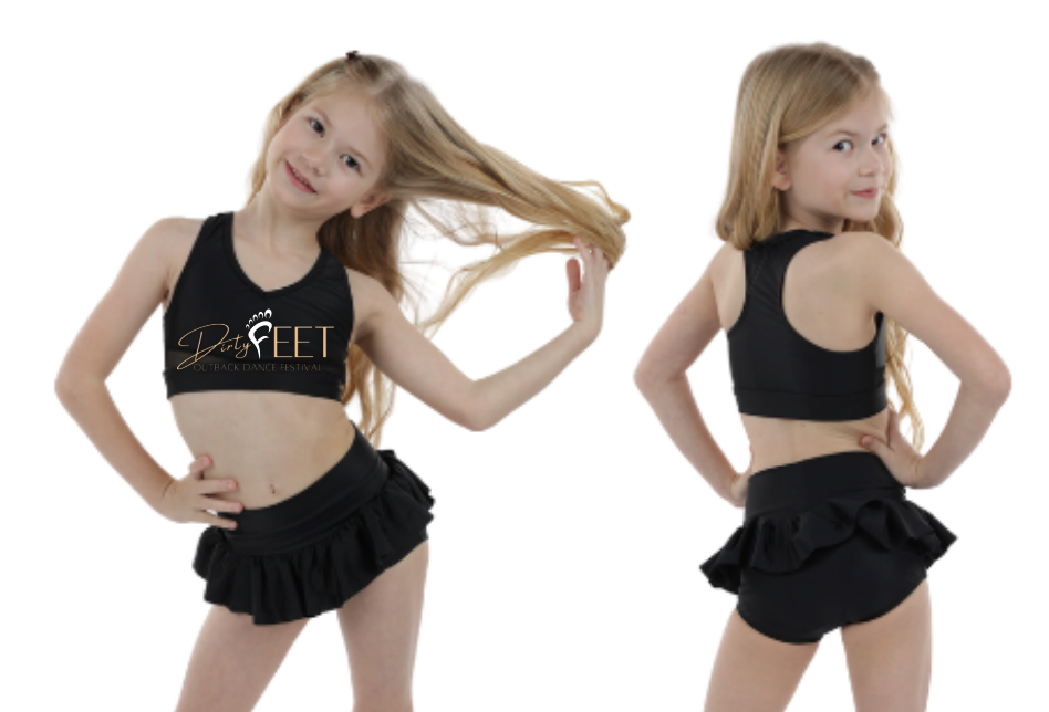 DFODF Junior Set (Crop and frill bottoms)