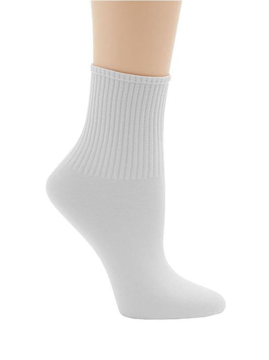 JAZZ/TAP Ribbed Sock (WHITE)